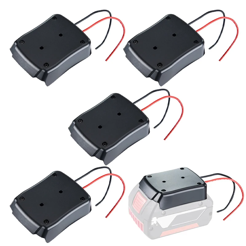 1/2/5 sztuk adapter baterii do akumulatora litowo-jonowego Bosch 18 V, złącze adaptera kół zasilających stacja dokująca 14 przewodów AWG do Bosch BAT609 BAT618G