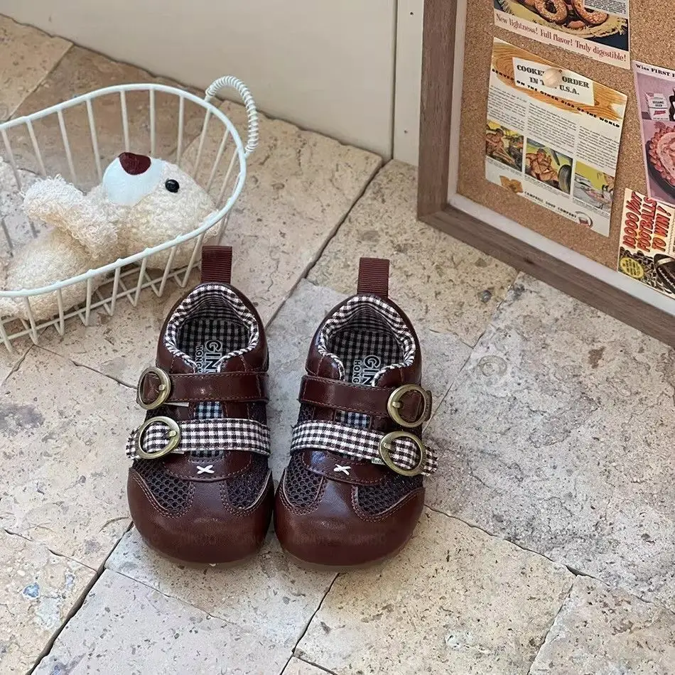 Kleinkind Mädchen Flache Schuhe Koreanischer Stil Vielseitige Kinder Prinzessinnen Freizeitschuhe Weiche Sohle 2026 Brandneue Baby Laufschuhe Rutschfest – Detail 4