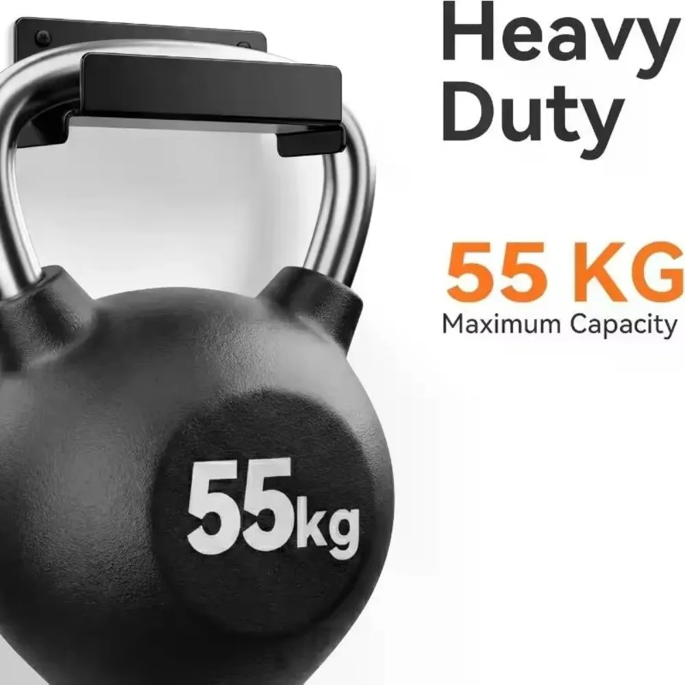 Metal Wall Mounted Ladder Hook Black Protective Front Lip Garage Wall Ladder Hook Household Tool Organization Heavy Duty