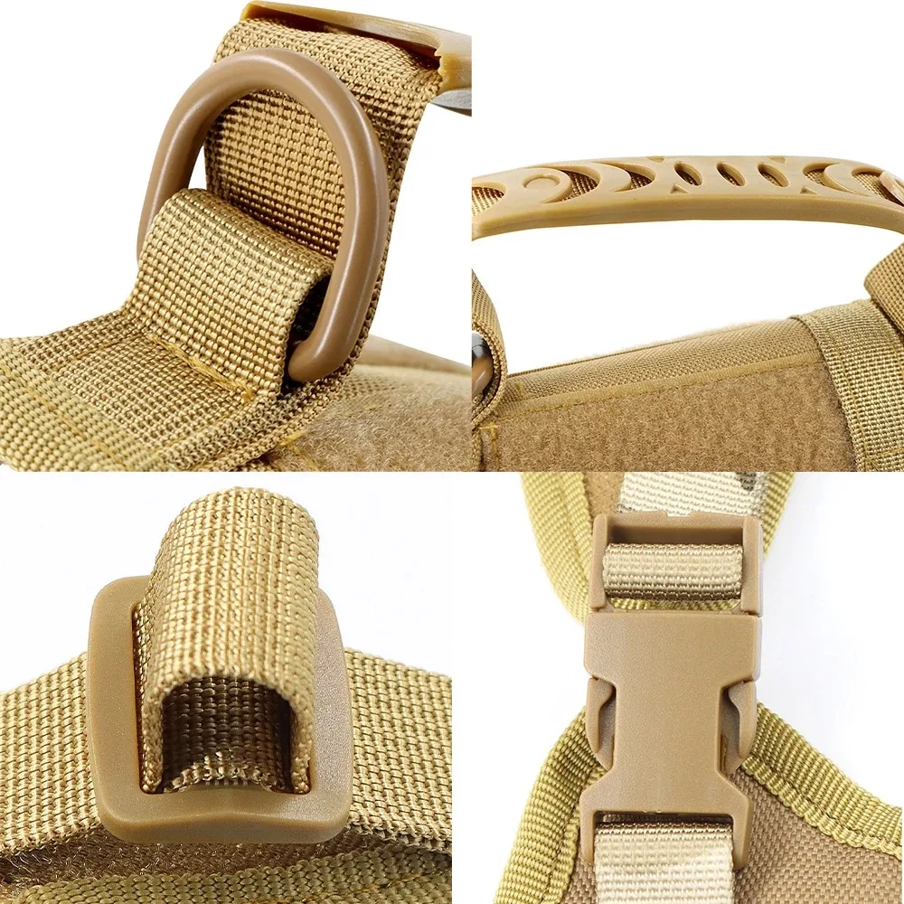 Tactical vest for kittens and small dogs military harness for cats traction strap to prevent escape breathable with 2 Stickers - view 3