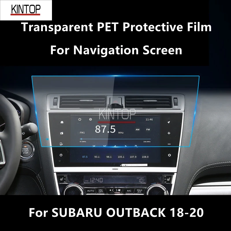 

For SUBARU OUTBACK 18-20 Navigation Screen Transparent PET Protective Film Anti-scratch Repair Film Accessories Refit