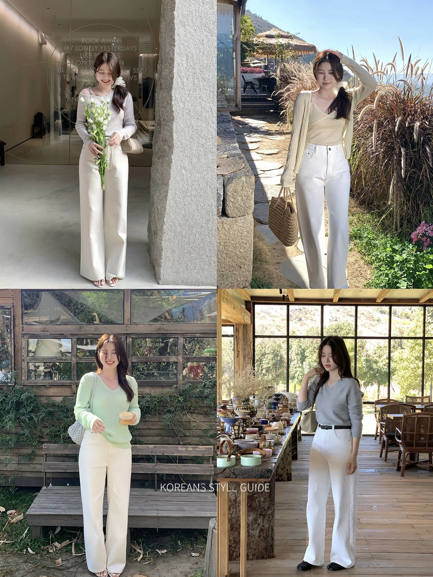 

High Waist Straight Leg White Jeans Women's Spring Summer Commute Simple Match Korean Style Denim Pants Casual Straight Cut