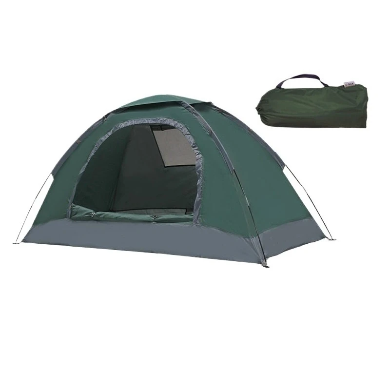 Single-person tent, ultra-lightweight, portable, rainproof, for 1-2 people outdoor camping, manual setup, thickened