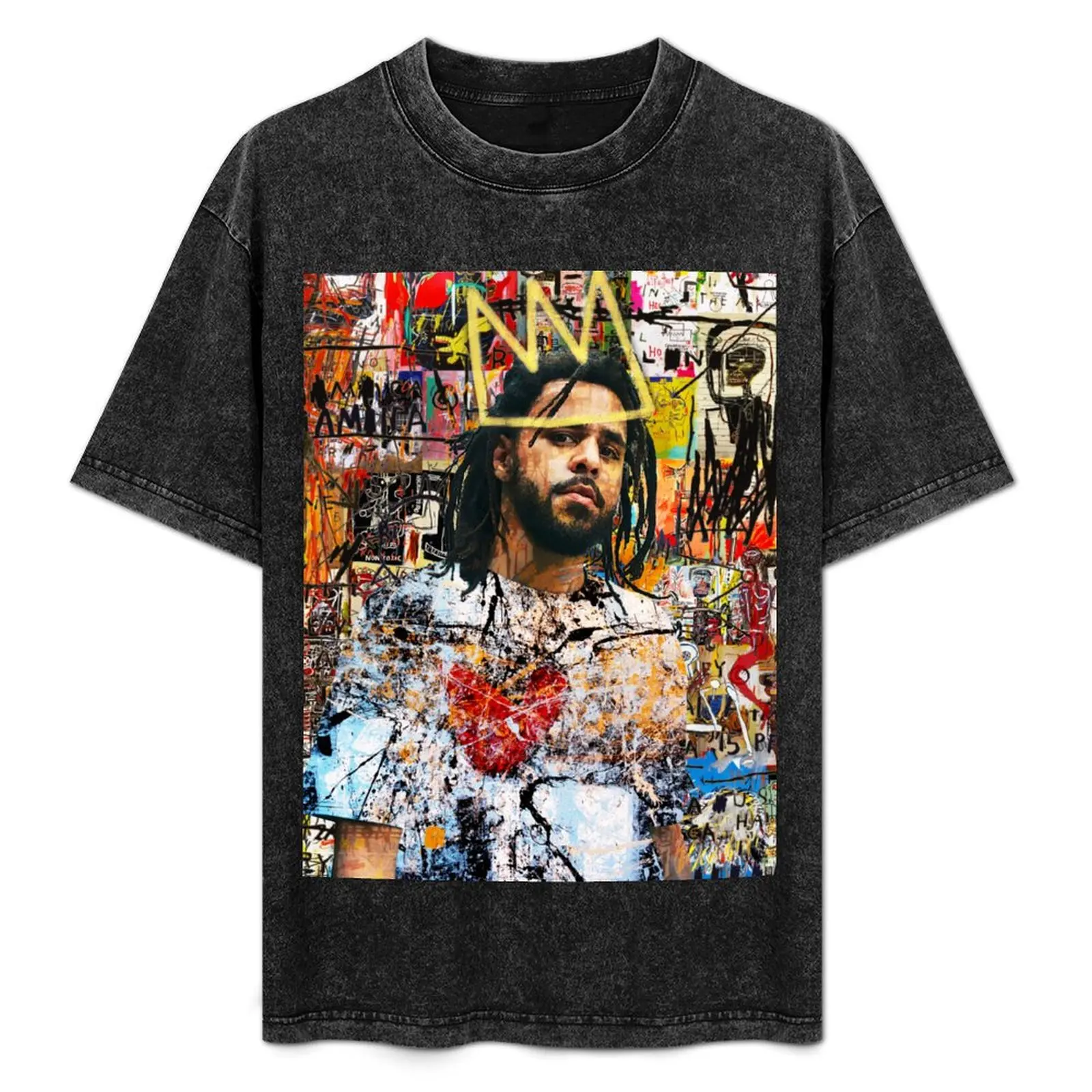 

J Cole Portrait T-Shirt anime shirt oversized t shirt Man t-shirt t shirt men