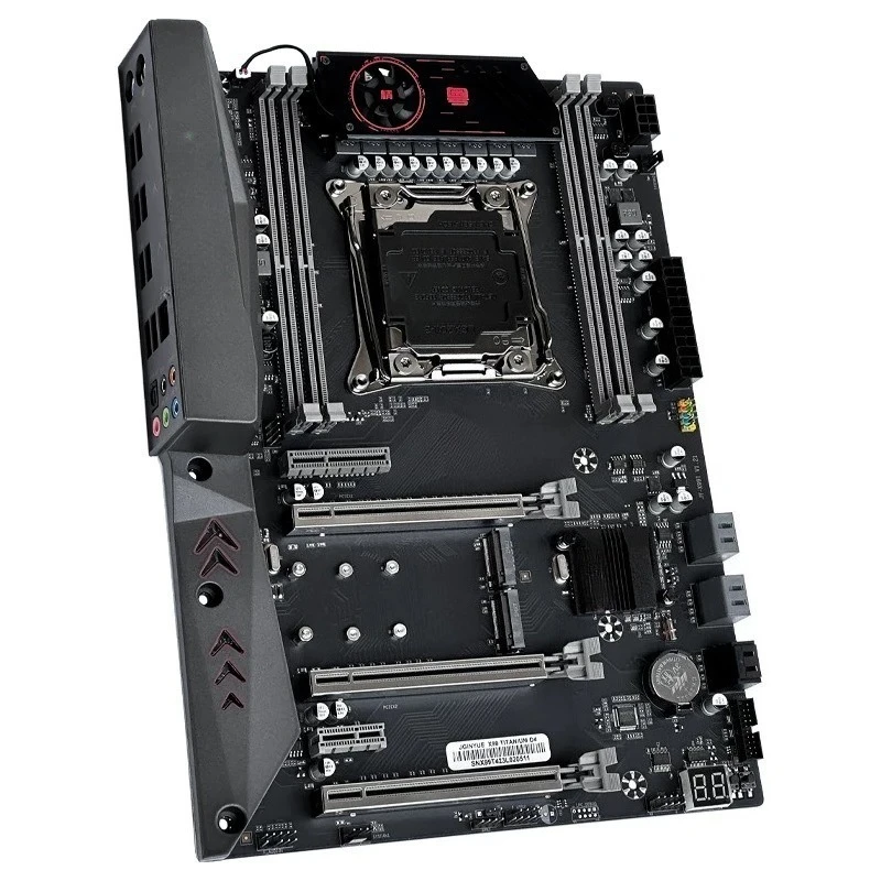X99 Chipset Motherboard, 4 Channel DDR4 Supported, 10 Layers PCB & 8 Phase Power Supply Design