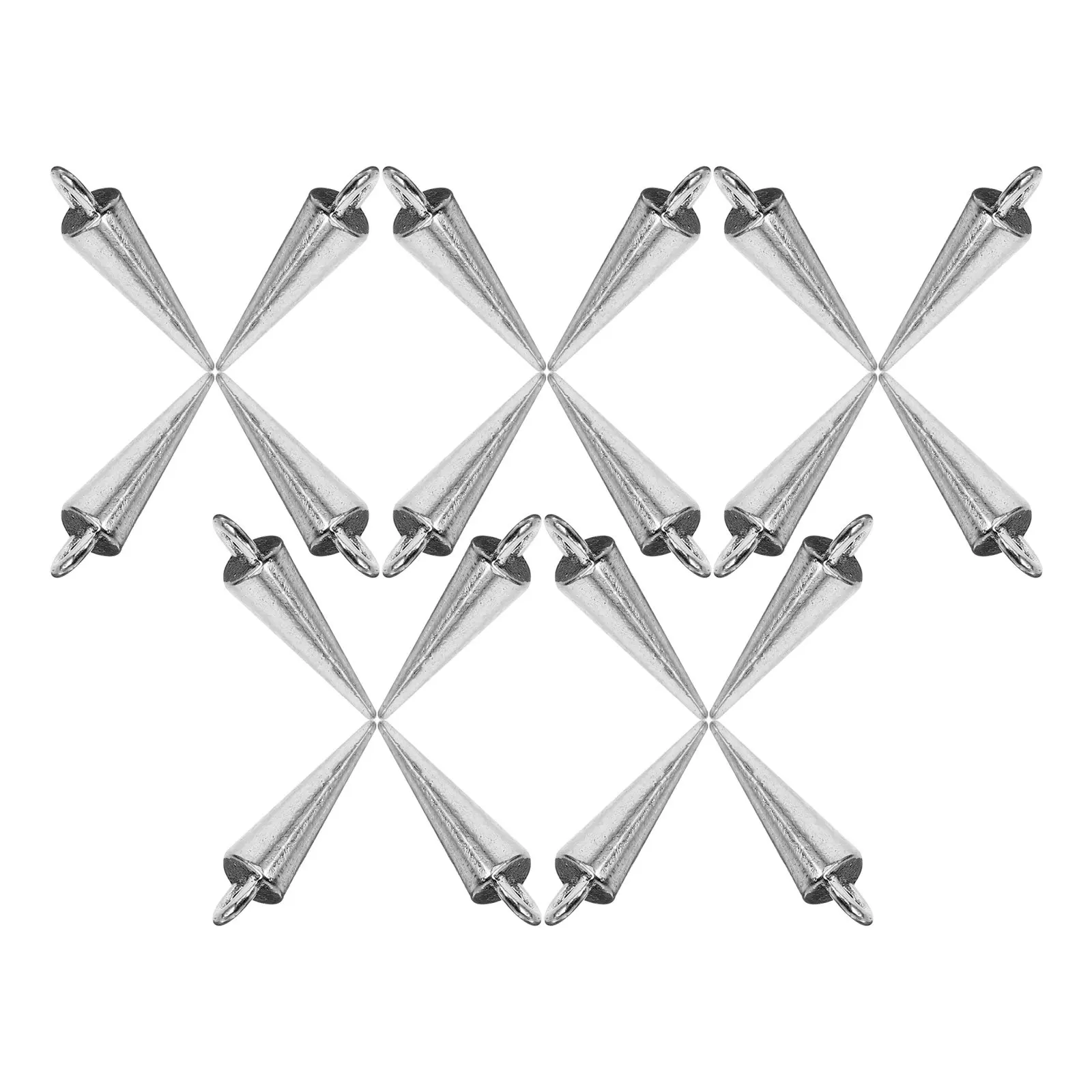 

20 шт. конусных подвесок из цинкового сплава для изготовления ювелирных изделий, аксессуары для ожерелий, браслетов, серег, оптовые подвески