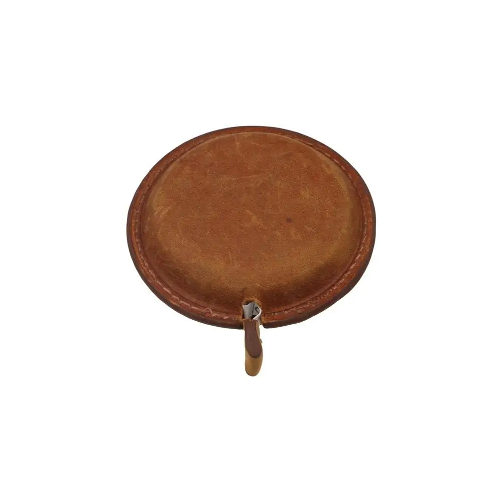 Mini Genuine Leather Roll Tape Measure Handmade Vintage Sewing Tools Portable Retractable Pull Ruler Women