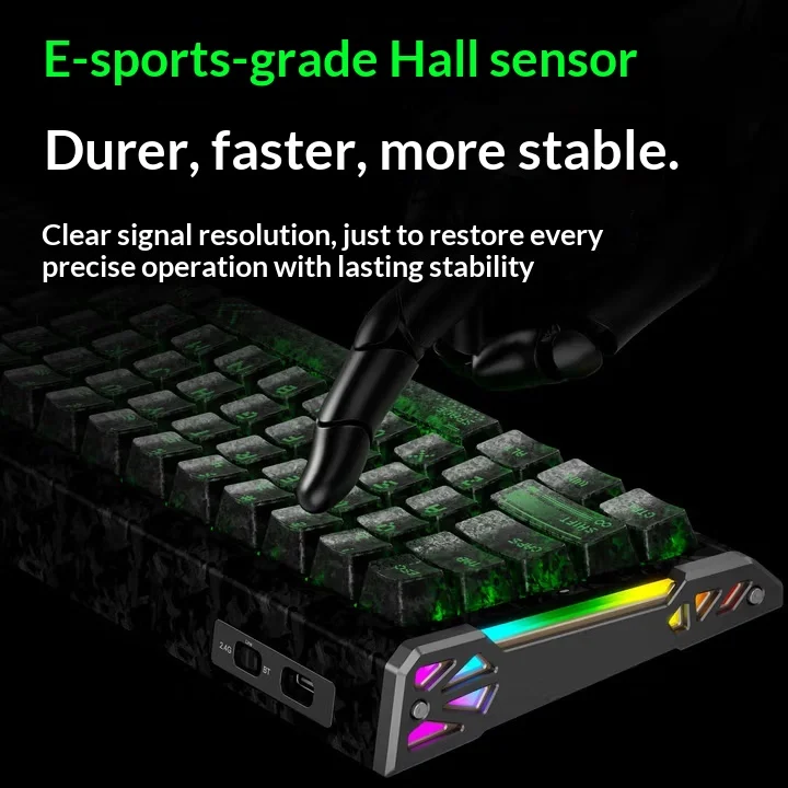 Xinmeng ZERO68 Wired/Wireless Magnetic Axis Mechanical Keyboard