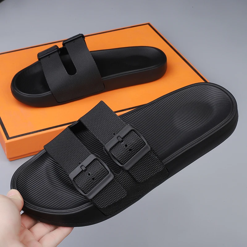 

Summer Casual Men's Soft EVA Lightweight Slippers Indoor Comfortable Slides House Room Home Shoes Big Size 46 47