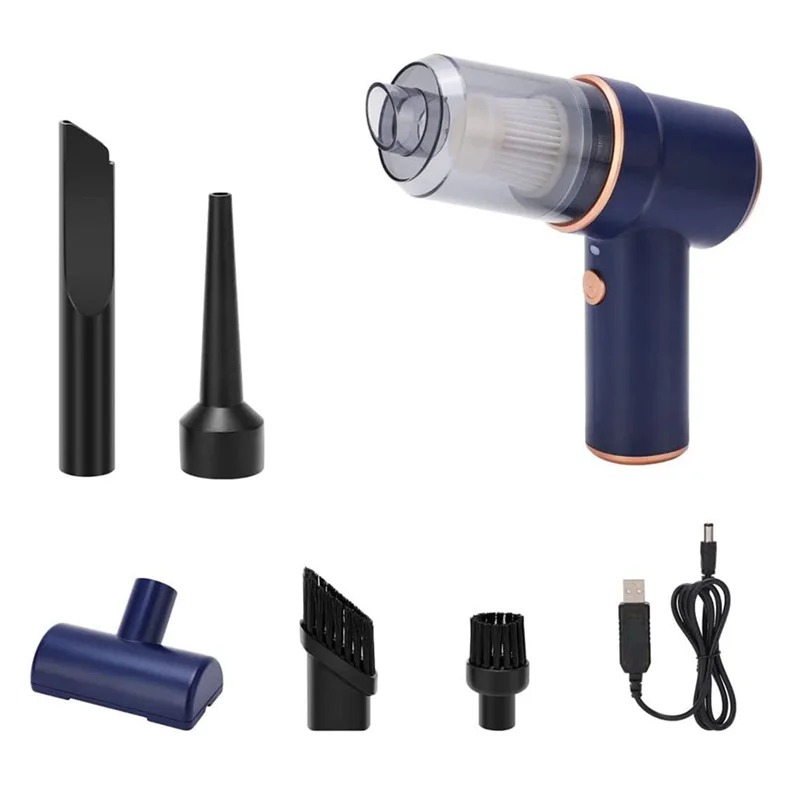 コードレスポータブル掃除機,充電式,車,家庭,オフィス,ペット用,8000Pa, 120w