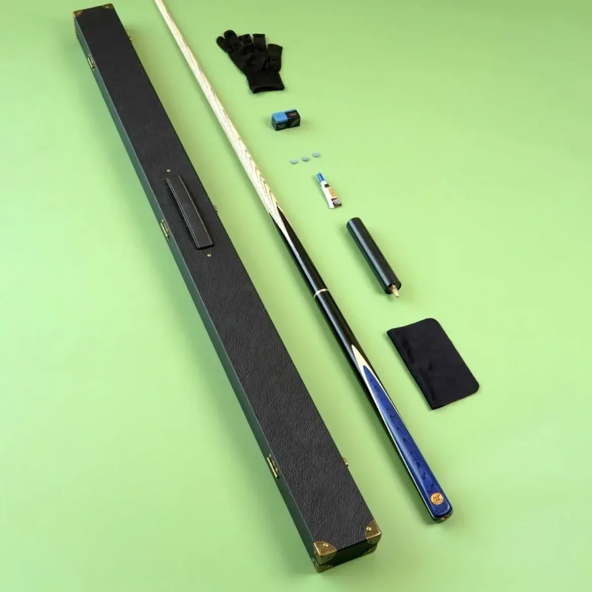 Magic Blue Small Head Billiard Club Snooker Chinese Imported Selected Black Eight Middle Head Handmade Billiard Club Phantom