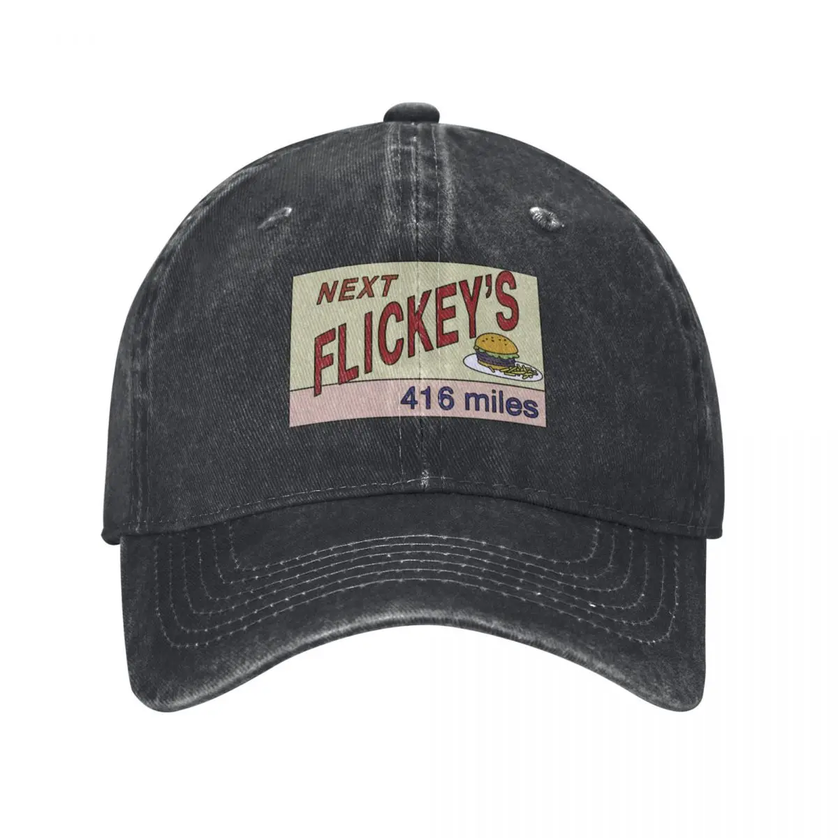 Flickey's 416 Miles Baseball Cap Horse Hat Cosplay Beach sun hat Golf Wear Men Women's