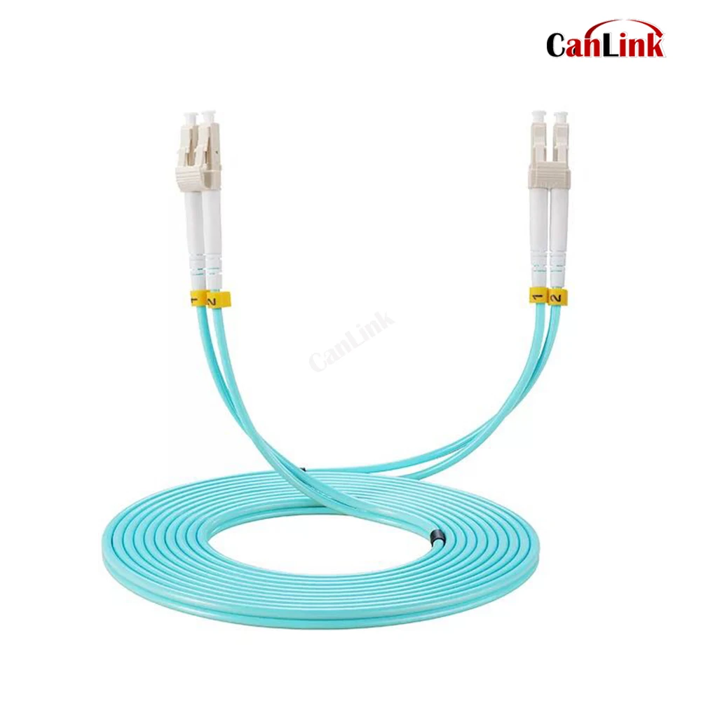 Customized LC to LC OM3 2.0MM 3.0MM UPC Multimode Duplex 3.0MM Fibra fiber optic patch cord Cable 10M 25M 30M 1PCS