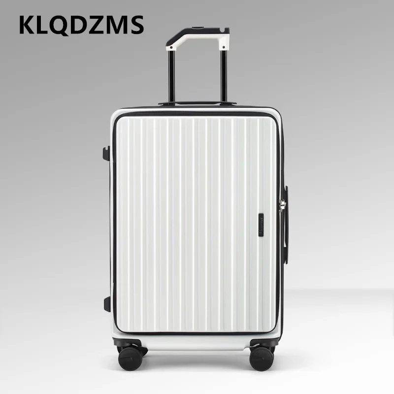 

KLQDZMS Travel Luggage 20 Inches Boarding Box 24"26 "ABS + PC Trolley Case Side Opening Password Box Passenger Cabin Suitcase