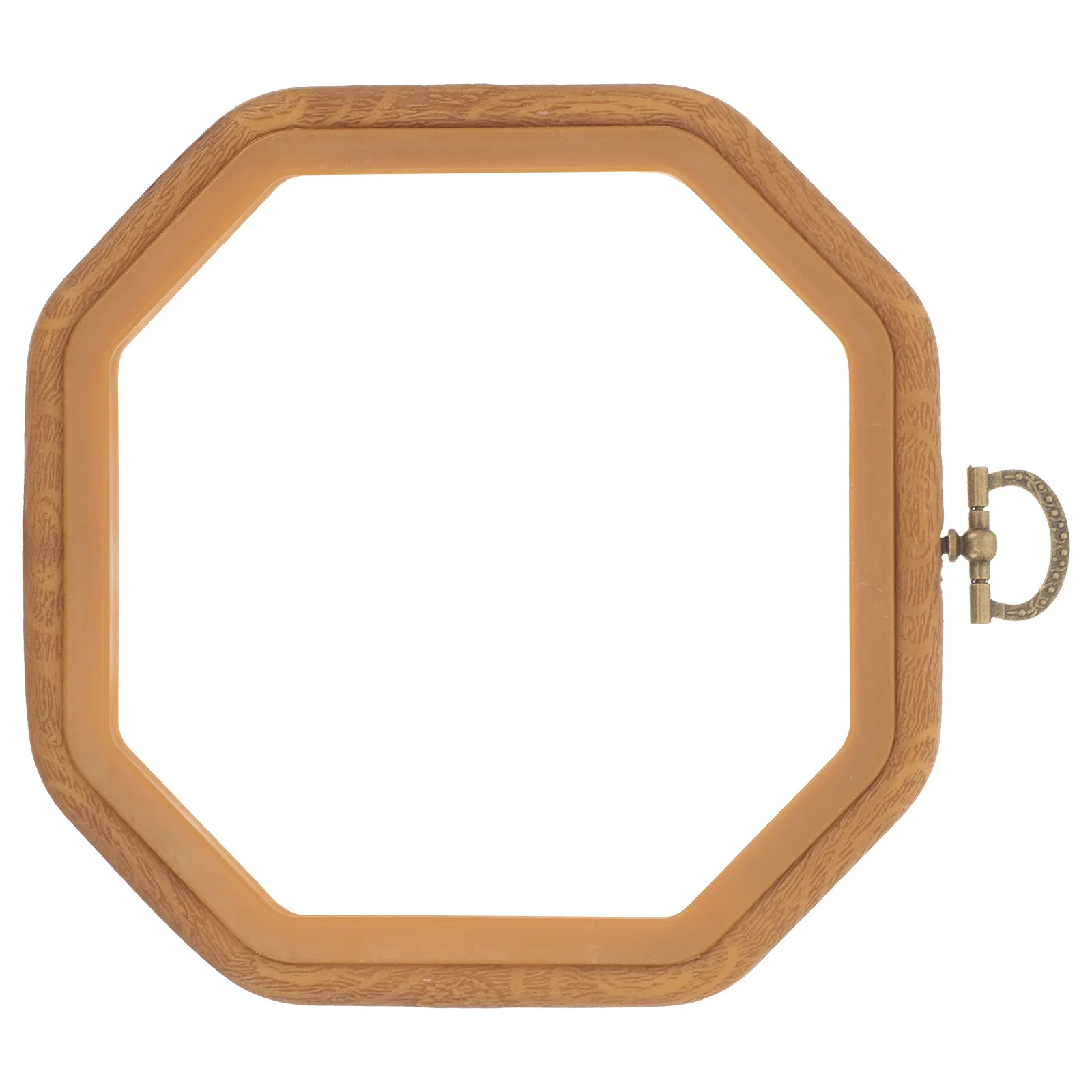 

Cross Stitch Hoop Frame Octagonal Embroidery Ring for Sewing DIY Projects Sturdy Craft Hoop Beginner Friendly Decorative Use