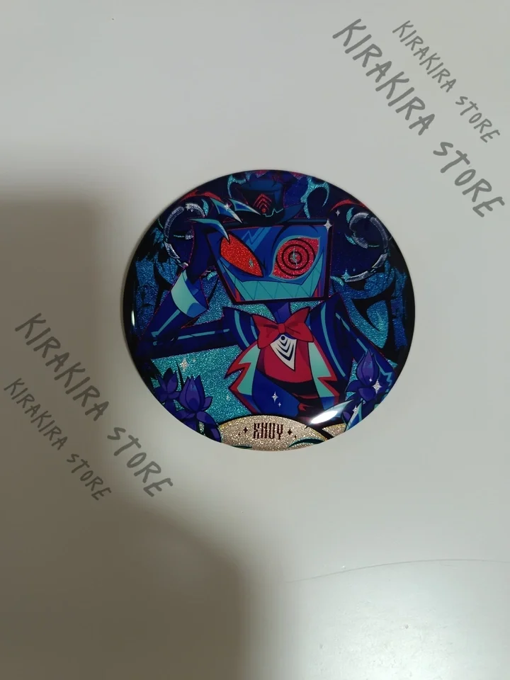 Hazbin Hotel Vox Alastor Angel Dust Charlie Husk Lucifer Acrylic Color Paper Standing Sign Keychain Postcard Pendant view 4