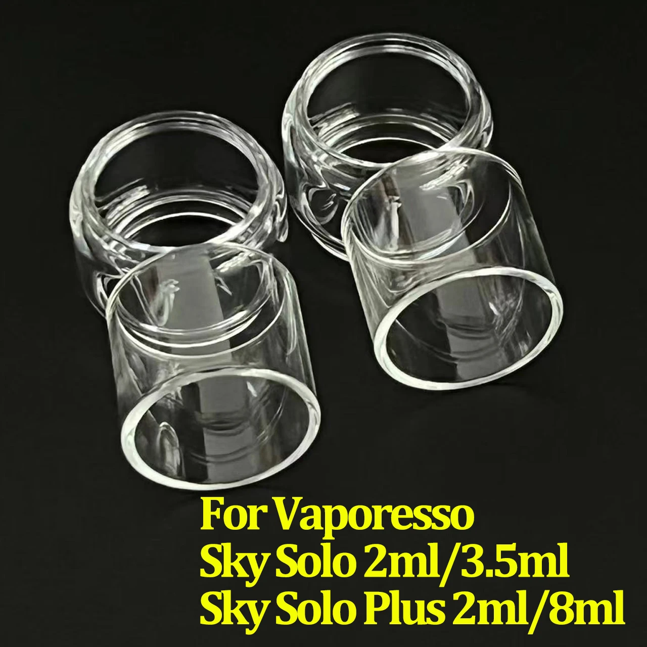 2 Stück Möbel passend Glasröhre für gen s sky solo plus/sky solo/luxe ii/skrr-s Blase/gerade/tpd/Glühbirne Glas zubehör