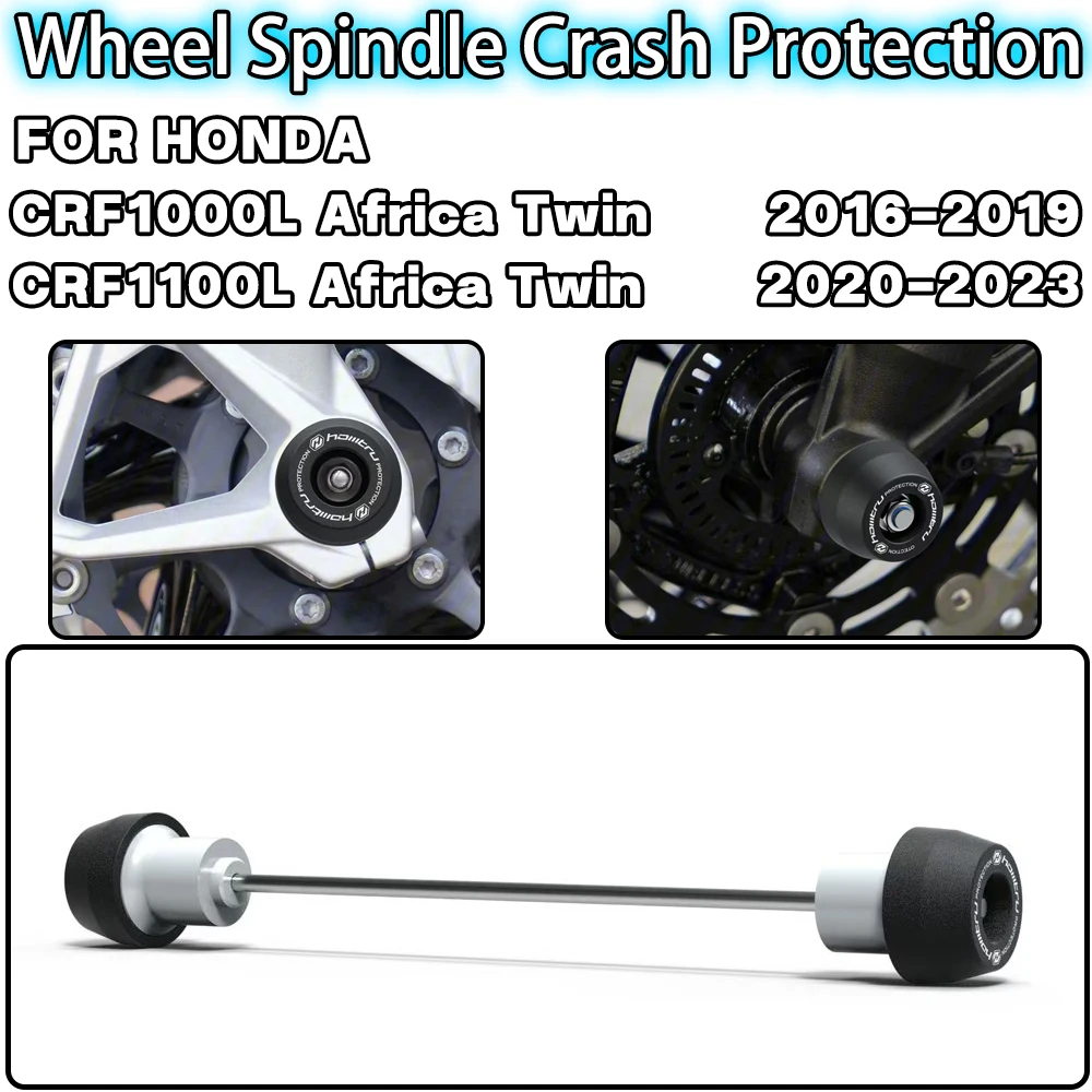 For HONDA CRF1000L CRF1100L Africa Twin 2016-2023 Motorcycle accessories Front Rear Wheel Spindle Crash landing Protector