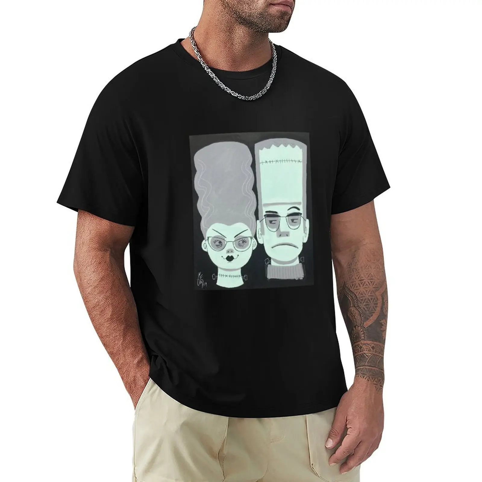 

Frankenhipsters! T-Shirt Aesthetic clothing anime figures mens designer clothes