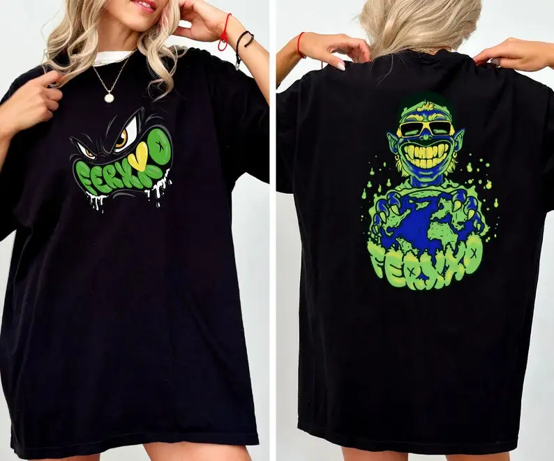 Unisex Ferxxo SIXDO Merch Feid Ferxxo T-shirt Rapper Tshirts Summer Cotton Short Sleeve Top Streetwear Y2k Women Clothes Y2k Top