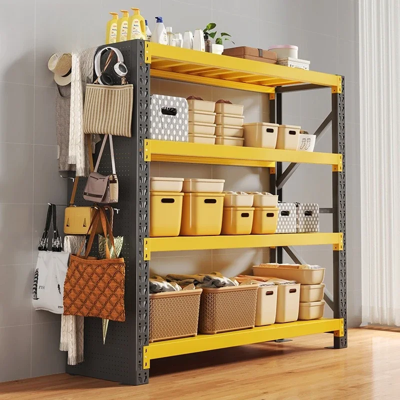 Cave board shelves Five tool racks Storage racks Multi-layer shelves Basement storage and finishing shelves
