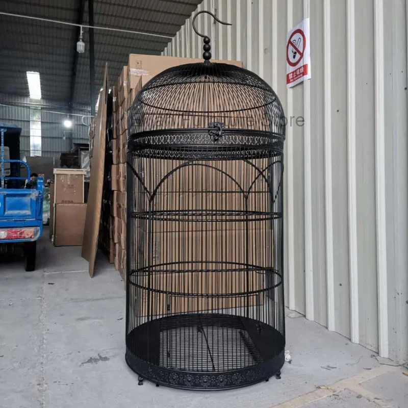 

Metal Large Bird Cages House Parrot Canary Birdhouse Outdoor Bird Cages Breeding Vogelhuisjes Voor Buiten Pet Products WZ50BC