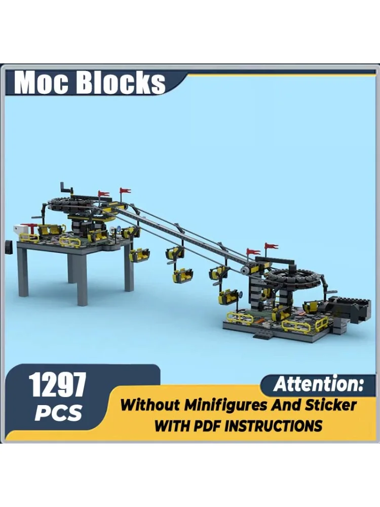 Bloc de construction MOC élévateur de chaise GBC, jouet cadeau pour enfants, modèle éducatif scientifique, cadeau éducatif, bloc de construction créatif