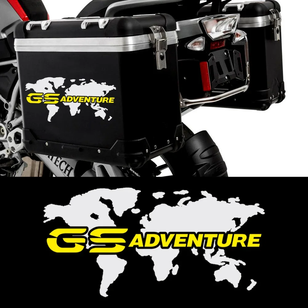 Luggage Aluminium Stickers Trunk Cases For BMW R1200gs F850gs F800gs R1250gs F750gs R 1200 1250 850 750 GS GSA Rallye Adventure