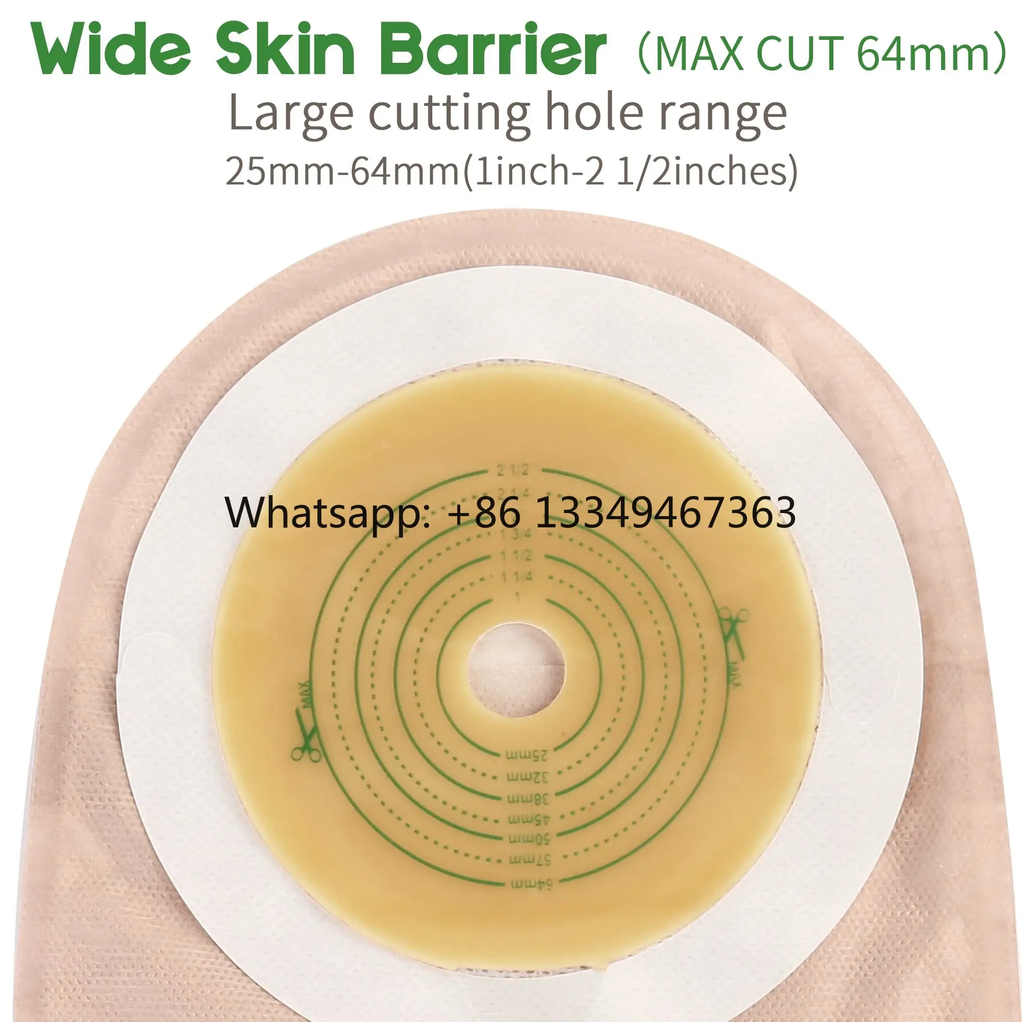 factory-produced-one-two-piece-medical-disposable-colostomy-bags-cover-ostomy-bags-with-hoop-and-look-fast-shipping