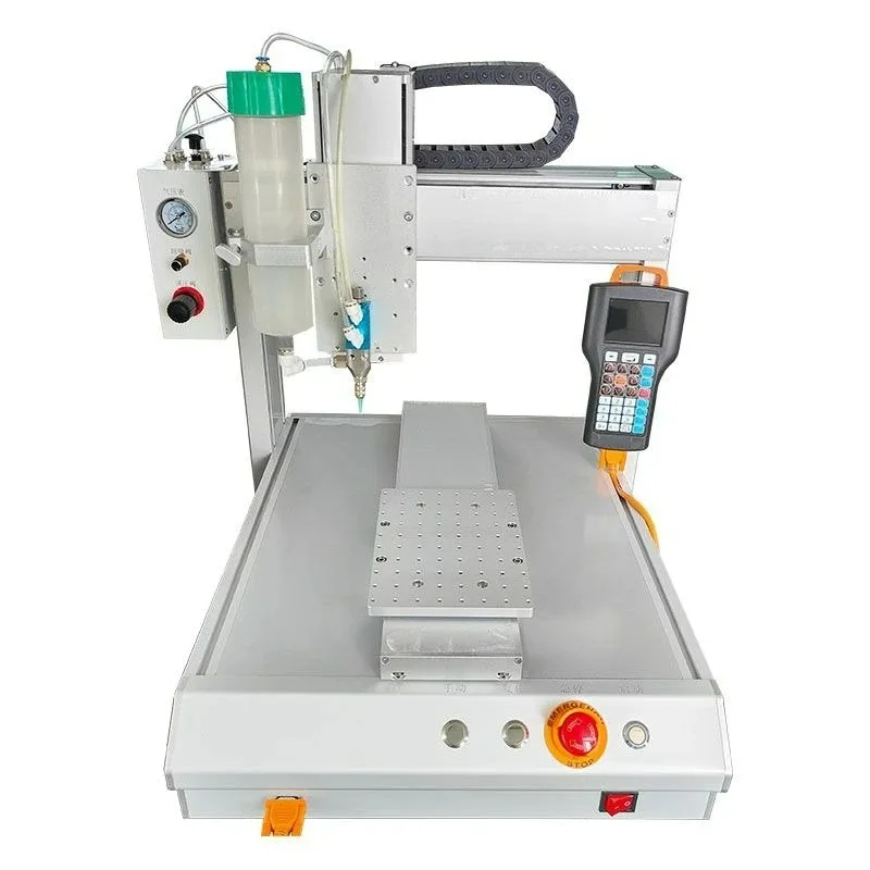 peiqiLarge capacity yellow glue automatic glue machi, polyurethane silicone epoxy glue, high precision glue control