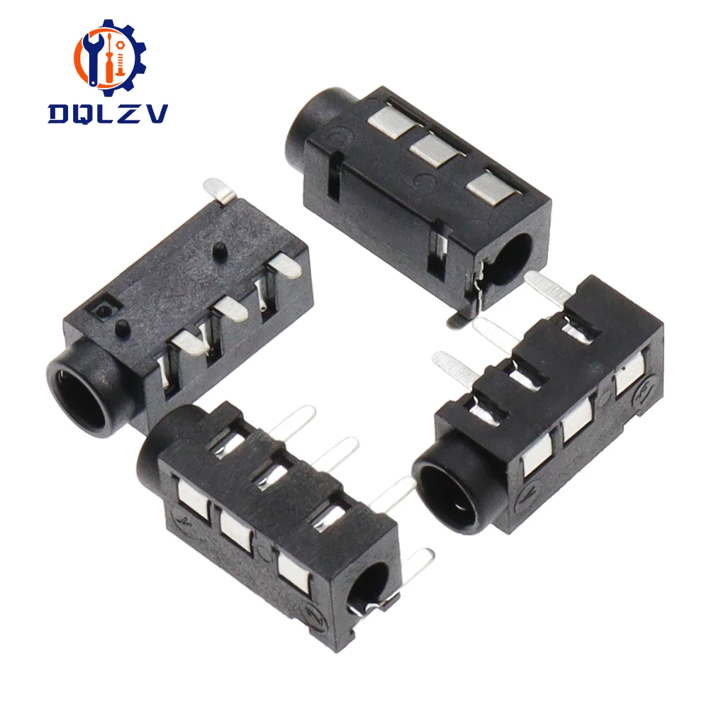 Dip/Smd Pj320a 3.5Mm Hoofdtelefoon Audio-Aansluiting PJ-320D Pj320 PJ-320 4Pins Audio-Interface