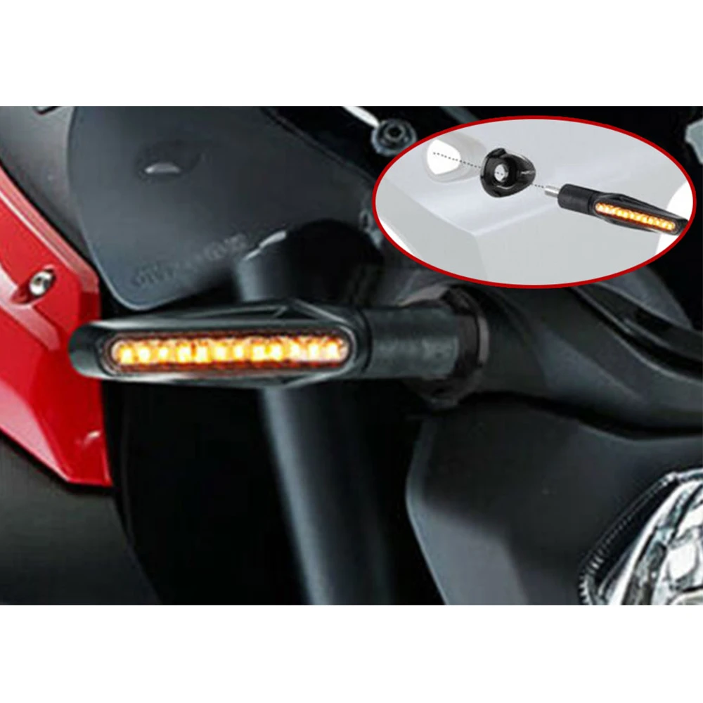 لسوزوكي GSX-R600 GSX-R750 GSXR 750 SRAD GSX-R1000 GSX-R 1300 هايابوسا دراجة نارية LED بدوره إشارة مؤشر محول الفواصل #5