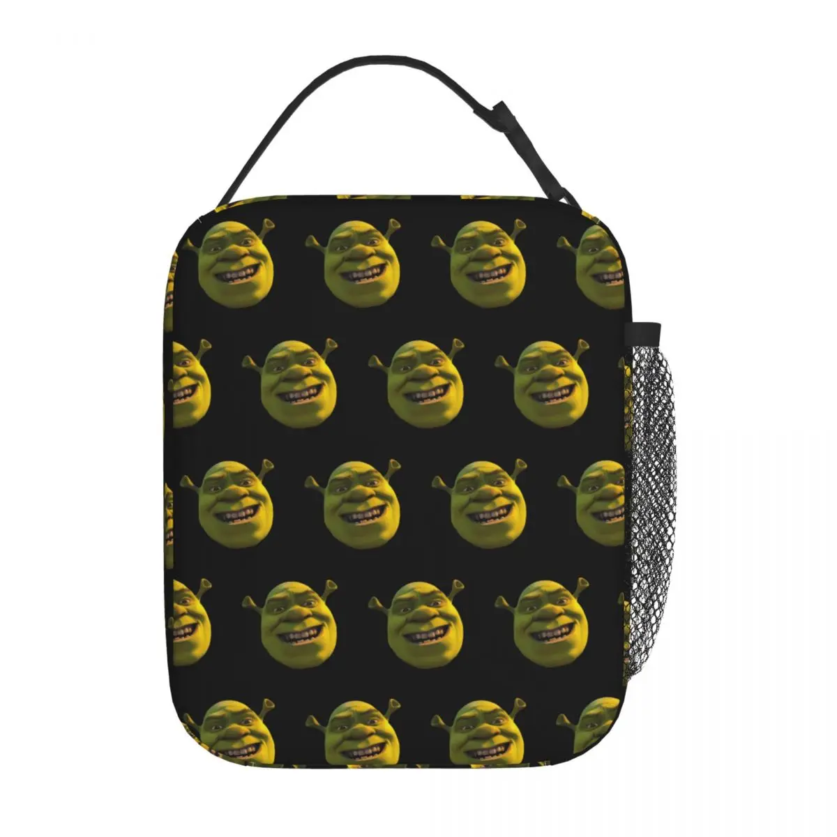 Funny Face Shreks Meme Thermal Insulated Lunch Bag for School Movie Portable Bag Container Men Women Cooler Thermal Lunch Box