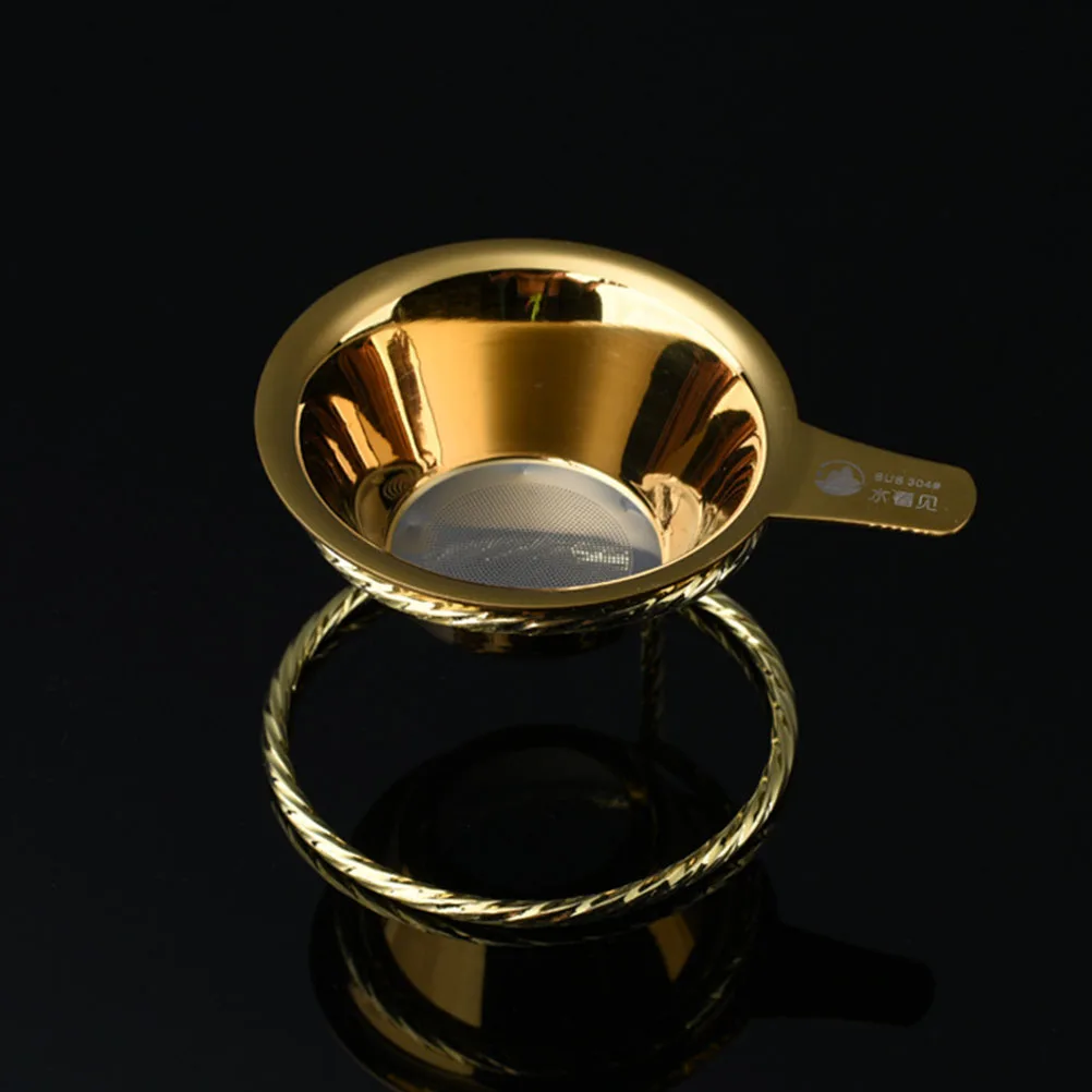 

2 Pcs Stainless Steel Tea Filter Holder for Leak Proof Infuser Stand Elegant Essential Tool Great Gift Family