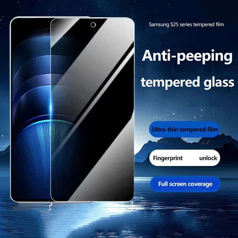 

Anti Spy Screen Protector For Samsung S25 Ultra S25 Plus 5G Privacy Tempered Glass