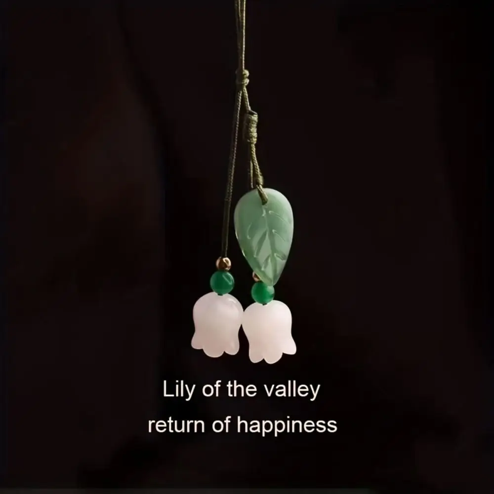 

Flower Phone Charms Strap Lanyard Chinese Style Simulation Lucky Cellphone Pendant Chain Anti Loss Universal