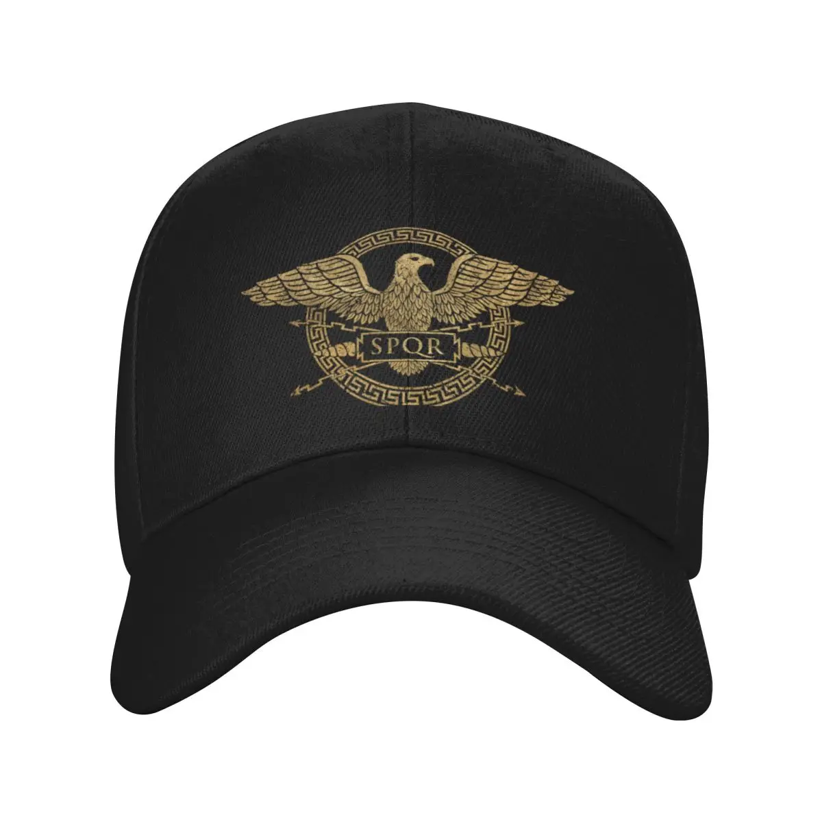 Fashion SPQR Roman Empire Eagle Emblem baseball cap Couple Outfits Women's Visors