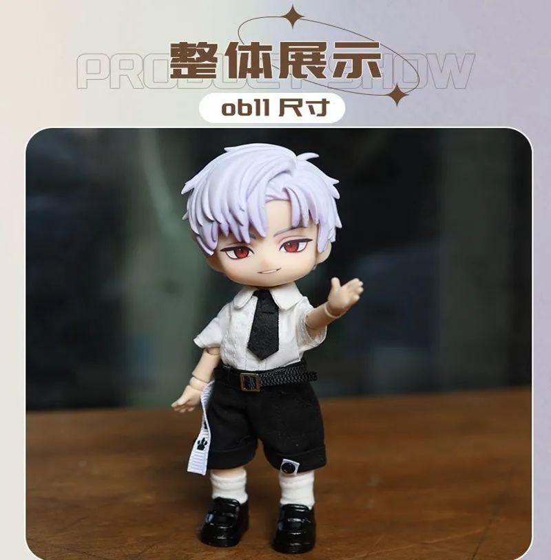 Liefde en Deepspace Sylus Handgemaakte OB11 OB22 Water Sticker Gezicht Shell GSC BJD Pop Accessoires Game Anime Figuur Speelgoed Voor Kinderen Gif