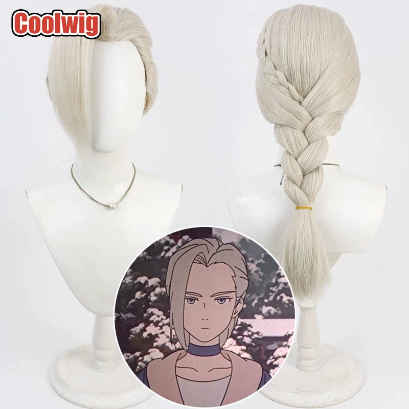 

Coolwig Synthetic Hair Luye Cosplay Wigs Anime The Legend of Luo Xiaohei 2 Luye 60cm Long Light Brown Braided Wig Heat Resistant