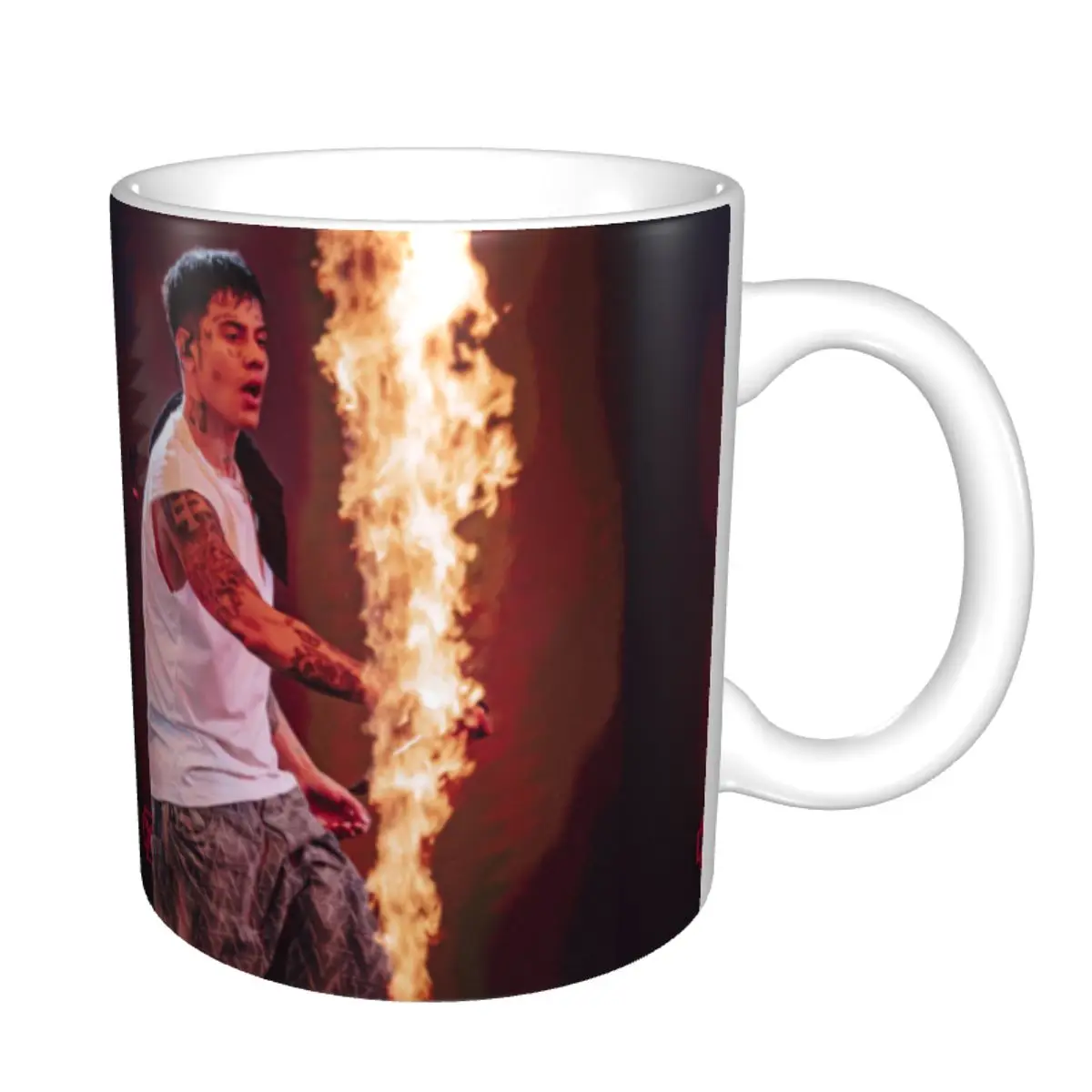 Custom Duki Rapper Rockstar Music Coffee Mug DIY Ceramic Milk Tea Mug Cup