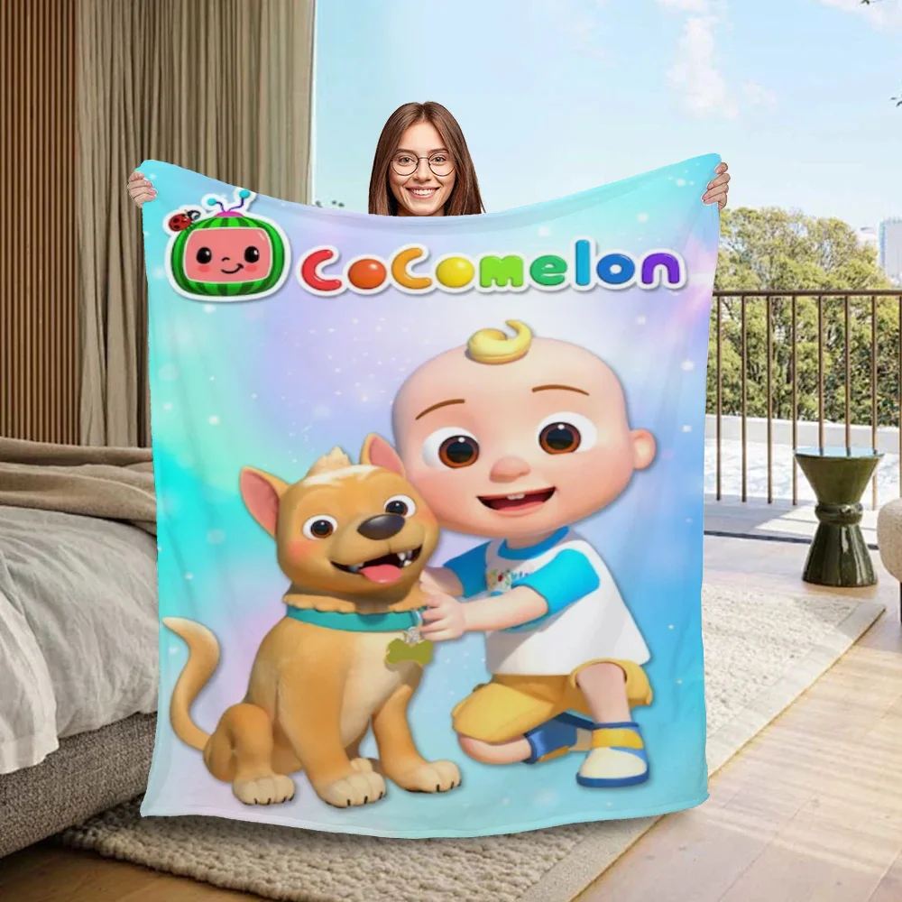 C-Coco Mellon Funny Blanket King Size Decorative Blankets for Sofa Throw Blanket Fluffy Bed Blankets & Throws Home Interior Soft