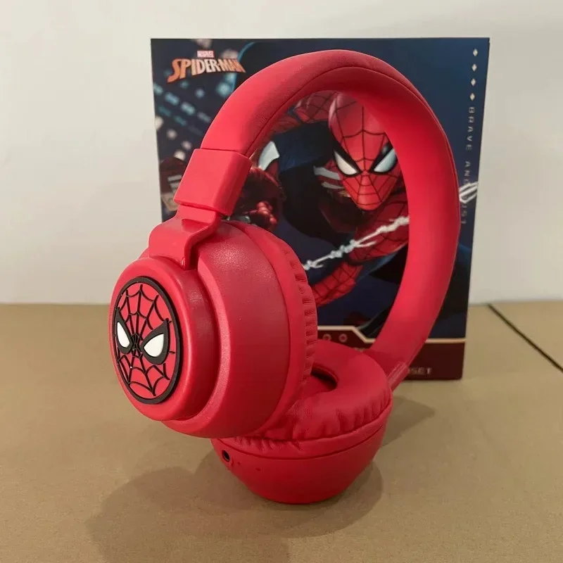 Disney Bluetooth Headphones X3 Spider-Man Wireless Earphones Bluetooth Foldable HIFI Sound Headsets for Kids Anime Cartoon