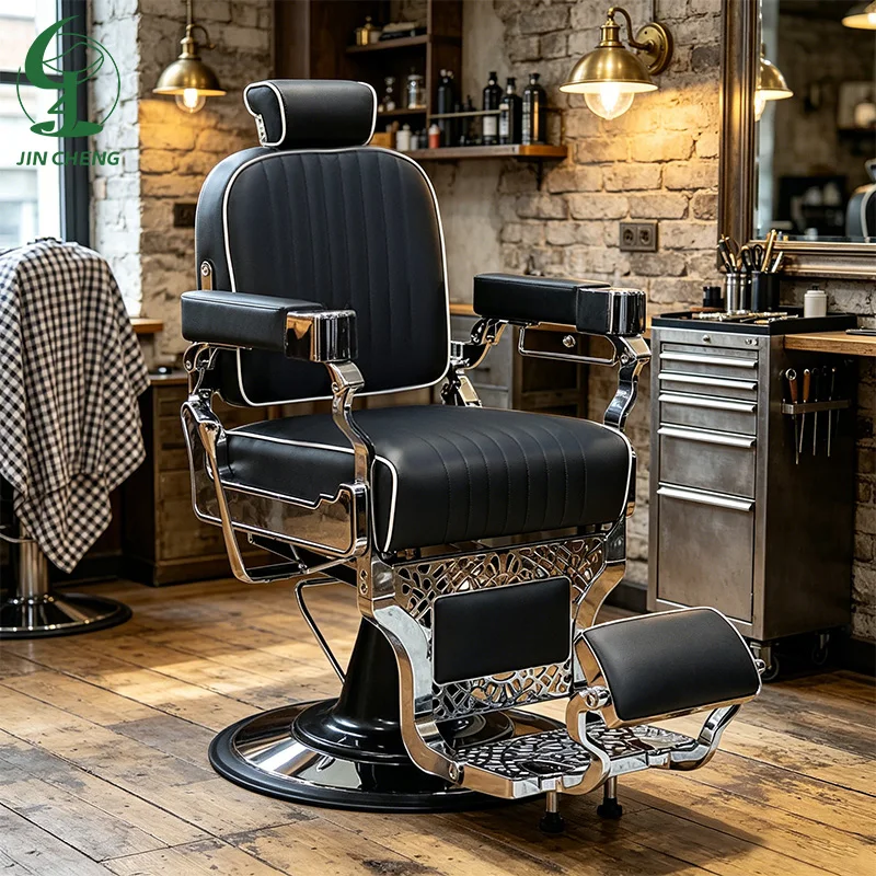 JINCHENG Manufacture Barber Shop Supplies Barber Chair Beauty Salon Styling Chair