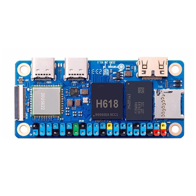 For OrangePi Zero2W 1GB 1.5GB 2GB 4GB DDR4 Mini PC H618 for OrangePi Zero2W WiFi5 BT5.0 Single Board Computer