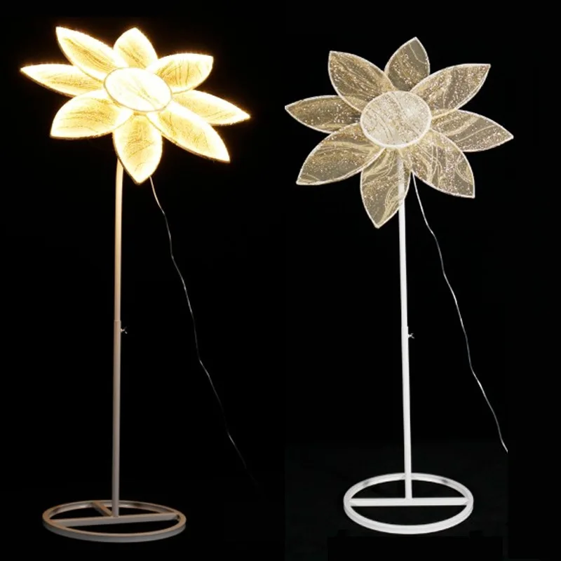 

2pcs Road Sign Decorative Floral Prop For Hotels, Wedding Welcome Sunflower Flower Arrangements, Outdoor Venue Decoration