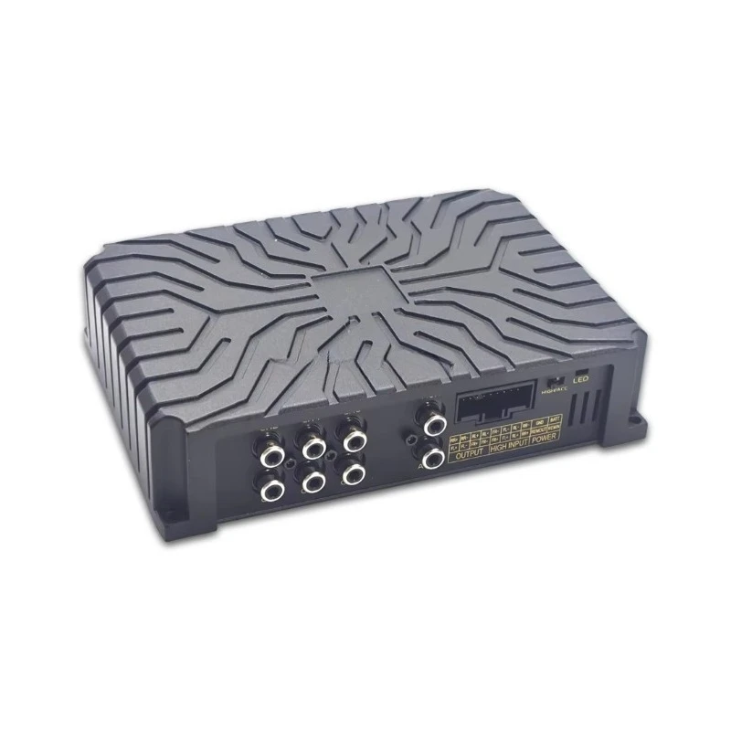 31 Band EQ Car Stereo Android Amplifier with Equalizers App Adjust 4 Inch 4 Out 6CH RCA Out RMS 50W Class AB Car DSP Amplifier