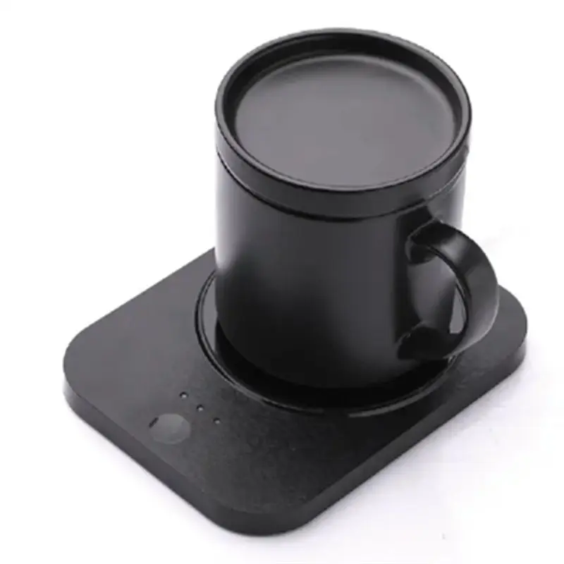 ABNM USB Cup Warmer Coffee Milk Tea Water Mug Heater 3 Gear Temperature Heating Coaster For Home Office Winter Easy Install