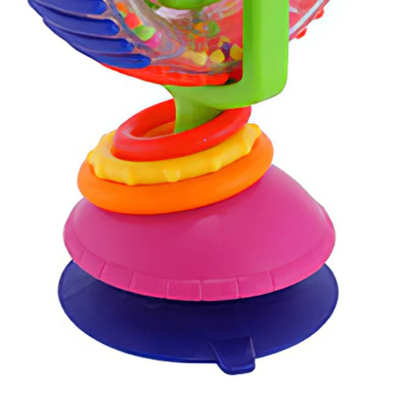7 ''ventosa sedia da pranzo giocattolo plastica ABS per ruota del cielo sonaglio giocattolo interattivo genitore-figlio forte fisso Baby Favo