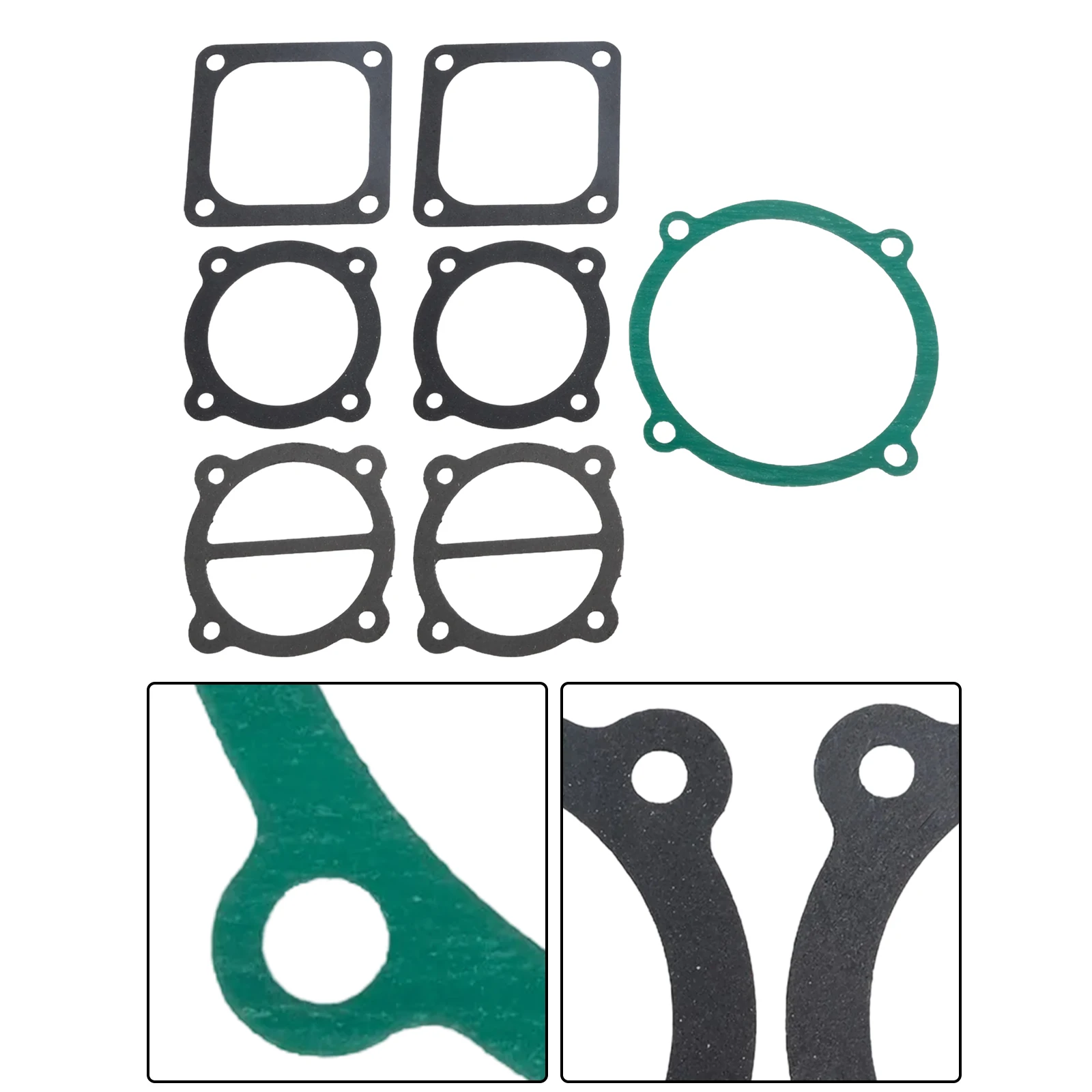 For Mechanical Repairs Cylinder Head Washers 2065 Compressor Parts Air Compressor Gasket Set 7 Pieces In Total