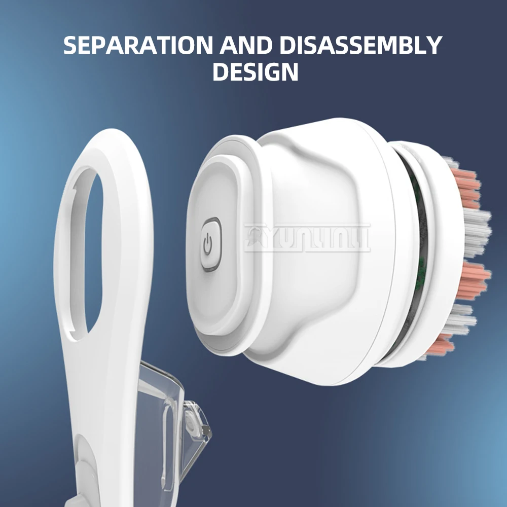 Yunlin Li Long-handled Electric Massage Bath Brush six-in-one multi-function Bath Brush Back Rub Mud Bath